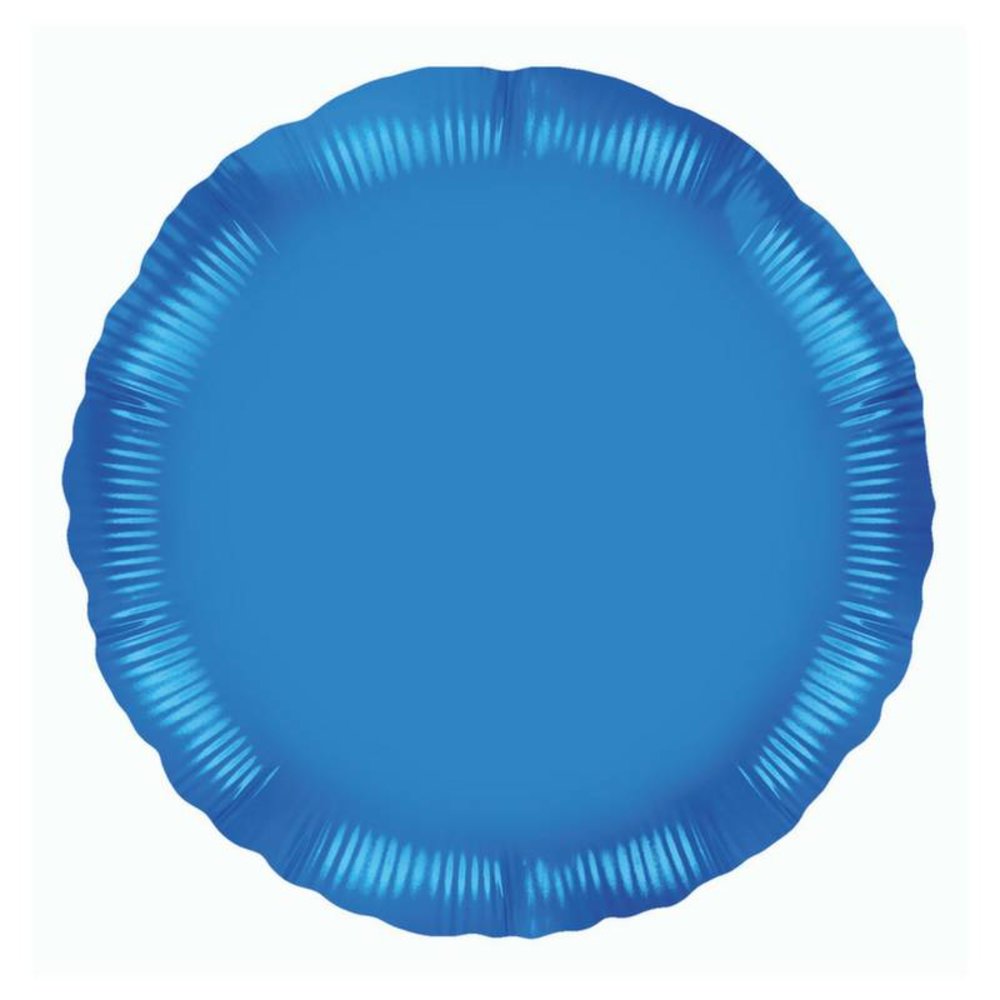 Folieballon Rond Donkerblauw - 46 cm