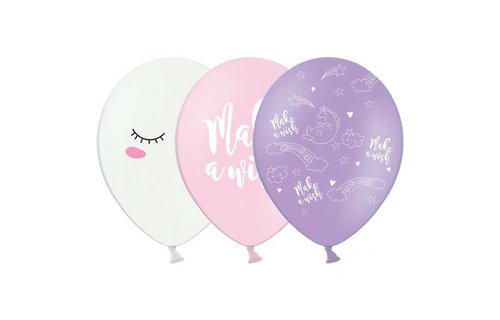 Unicorn Ballonnen - 6 stuks - 30 cm