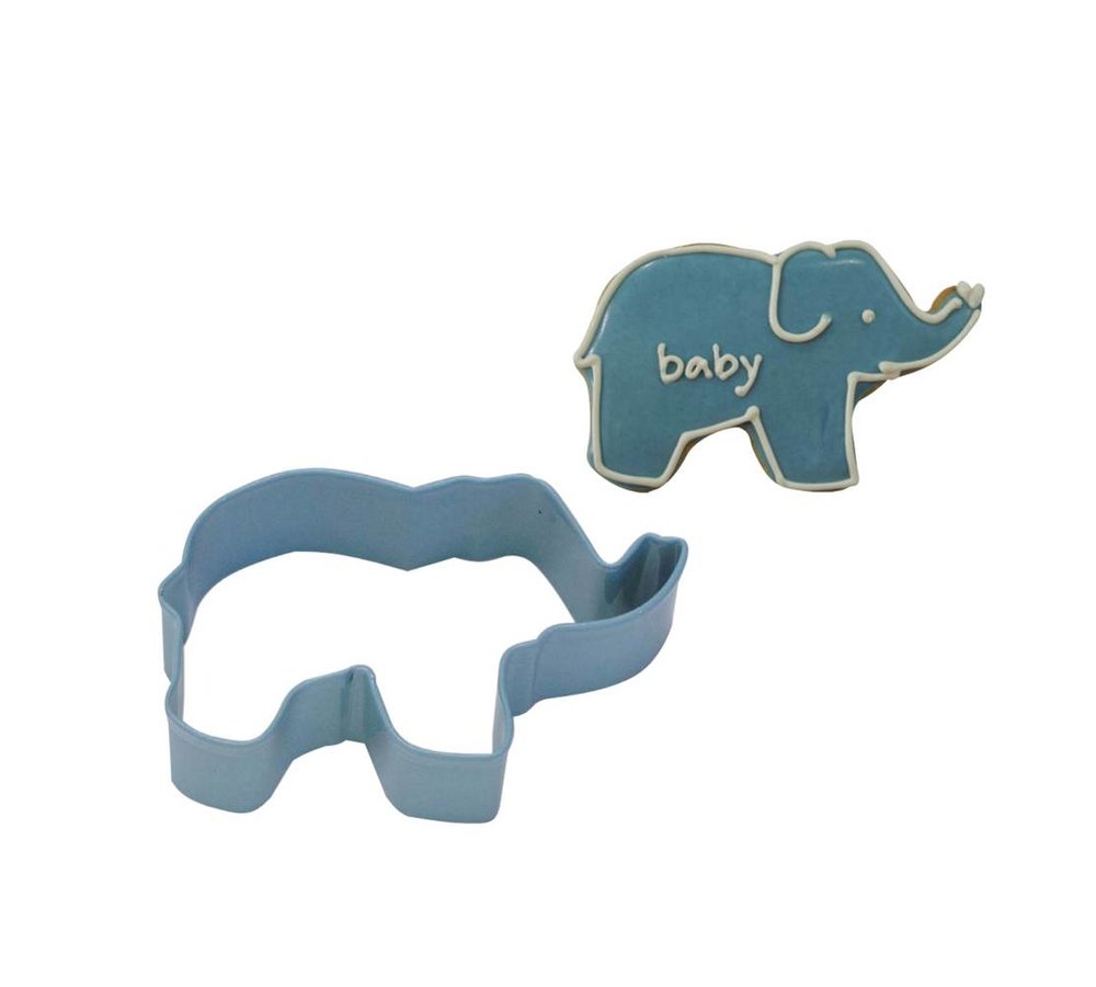 Cookie Cutter (Uitsteker) Olifant Blauw - per stuk