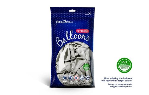 Metallic Ballonnen Zilver - 10 stuks - 30 cm