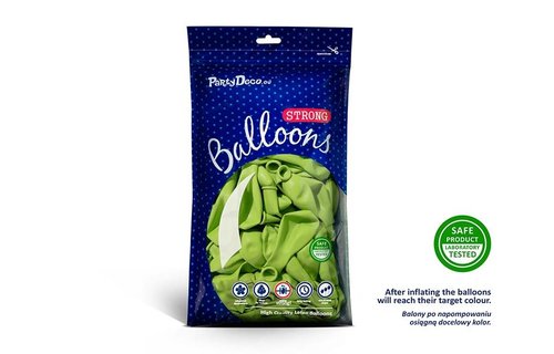 Ballon Lichtgroen - 10 stuks - 30 cm
