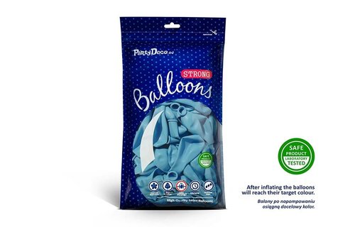 Ballon Lichtblauw - 10 stuks - 30 cm