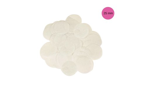 Witte Tissue Confetti - per zak - 14 gr