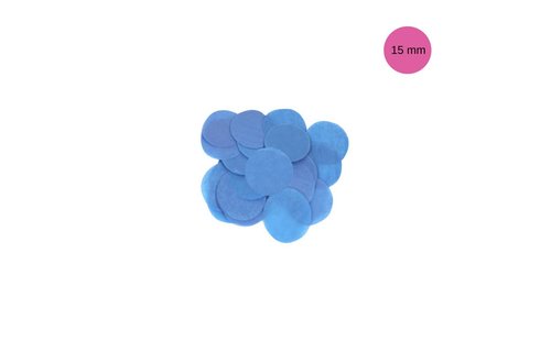 Blauwe Tissue Confetti - per zak - 14 gr