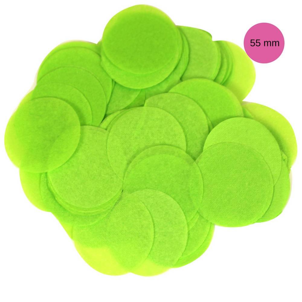 Groene Tissue Confetti - per zak - 100 gr