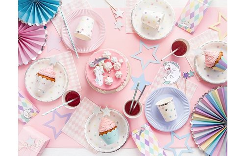 Waaiers Pastel - 3 stuks - 3 maten