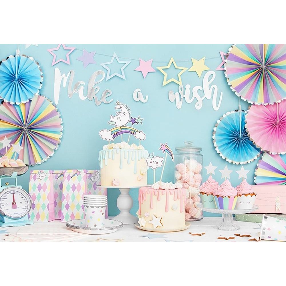 Waaiers Pastel - 3 stuks - 3 maten