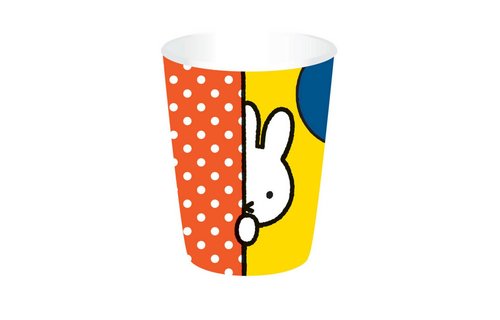 Nijntje Bekers - 8 stuks - Nijntje Feestartikelen