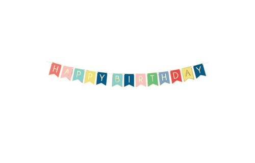 Slinger 'Happy Birthday' Trendy - per stuk - Verjaardagsslinger
