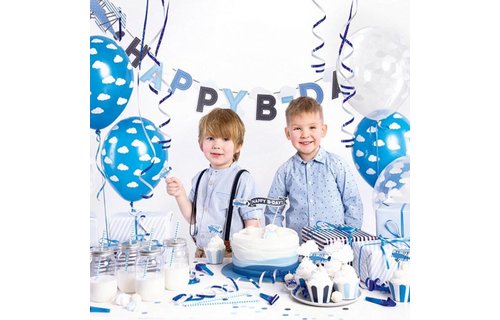 Feestpakket Vliegtuigjes - set van 39 items - Party box voor een vliegtuigfeestje