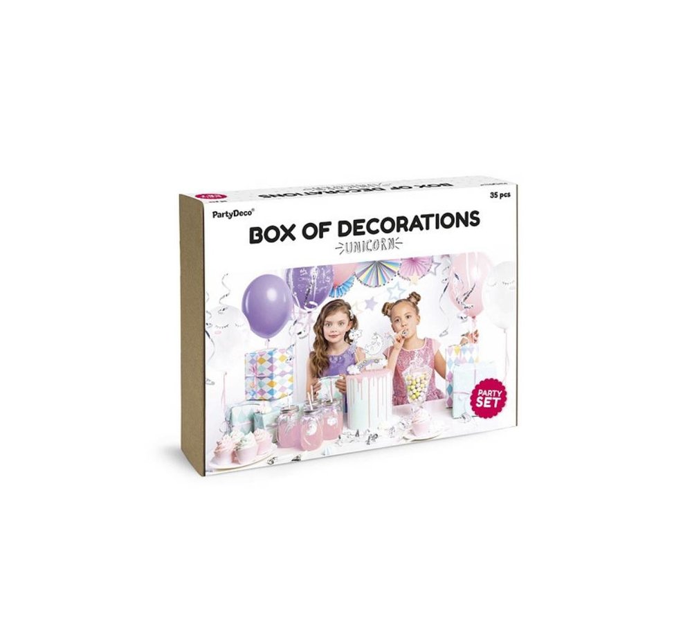 Feestpakket Unicorn - set van 35 items - Party box voor een unicorn feestje