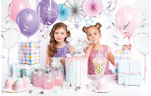 Feestpakket Unicorn - set van 35 items - Party box voor een unicorn feestje