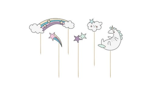 Feestpakket Unicorn - set van 35 items - Party box voor een unicorn feestje