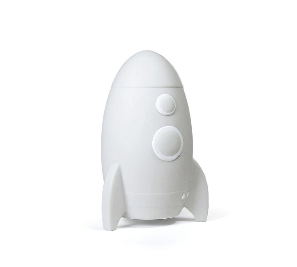 Raket Spaarpot (Galaxy) Wit - per stuk - Spaarpotten