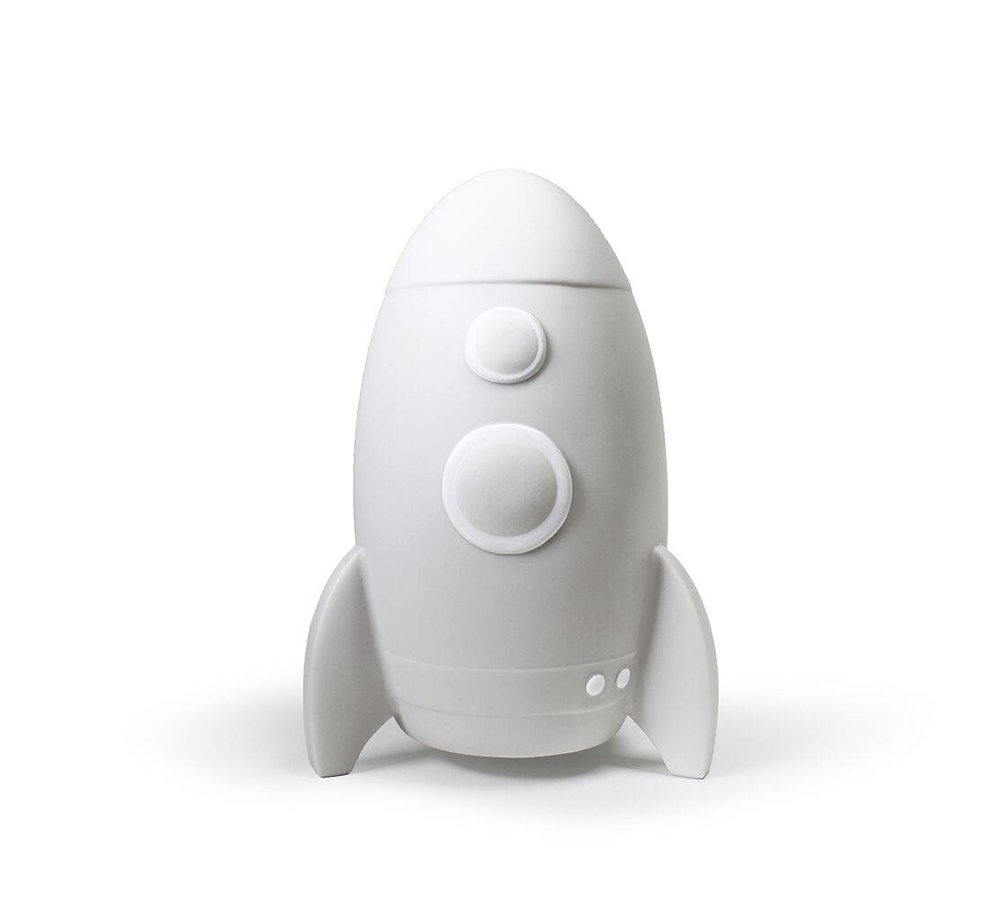 Raket Spaarpot (Galaxy) Wit - per stuk - Spaarpotten