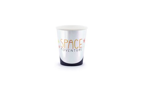 Space Party Bekers - 6 stuks - Space feestartikelen en versiering