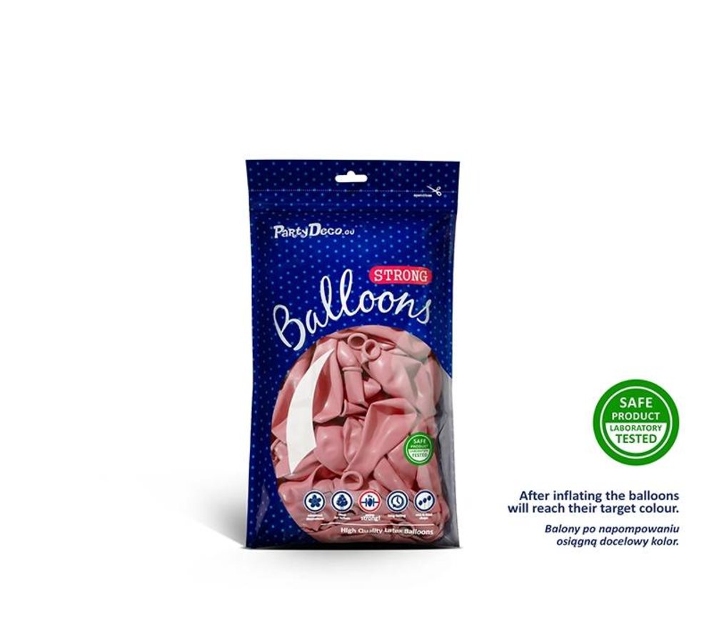 Lichtroze Ballonnen (Klein) - 100 stuks - 12 cm - latex ballonnen