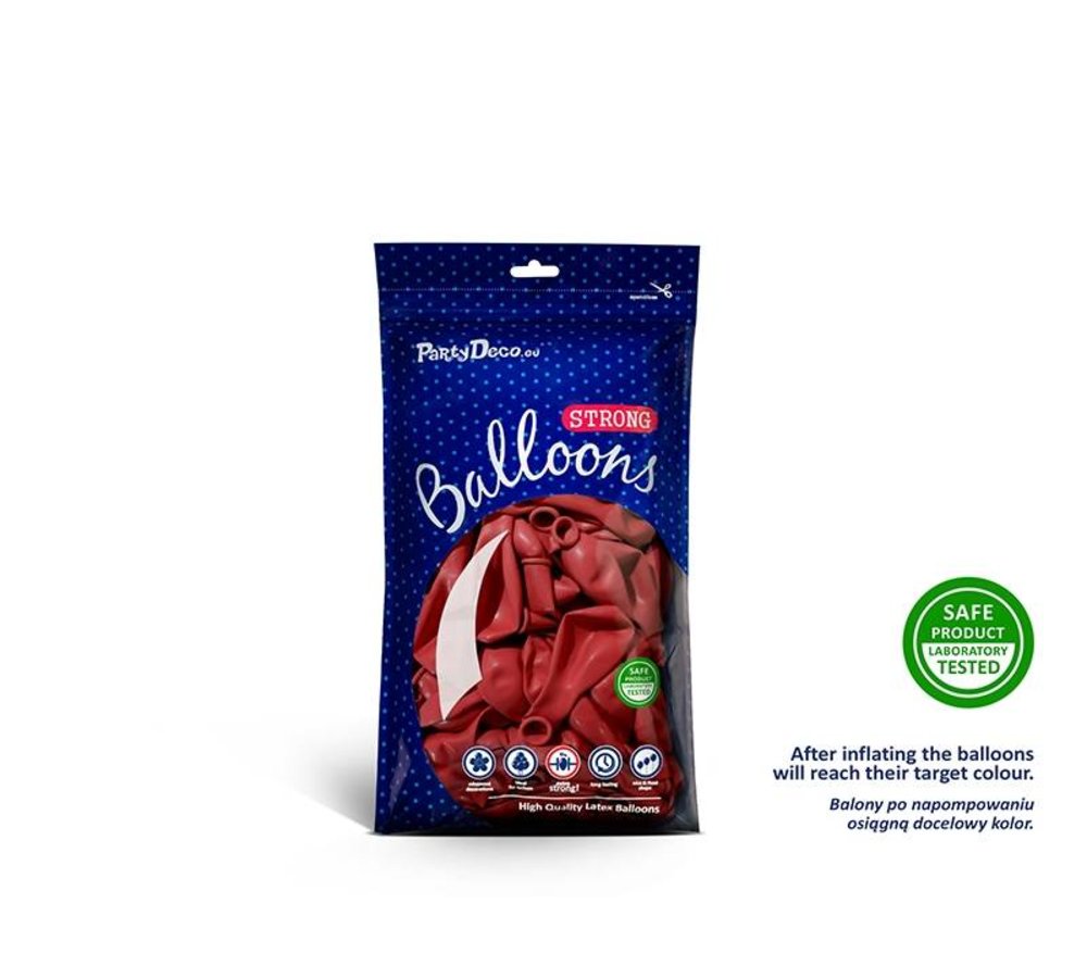 Rode Ballonnen (Klein) - 100 stuks - 12 cm - latex ballonnen