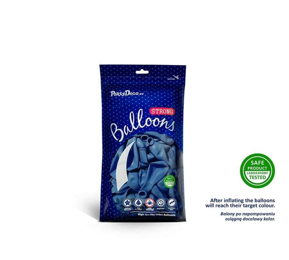 Blauw Ballonnen (Klein) - 100 stuks - 12 cm - latex ballonnen