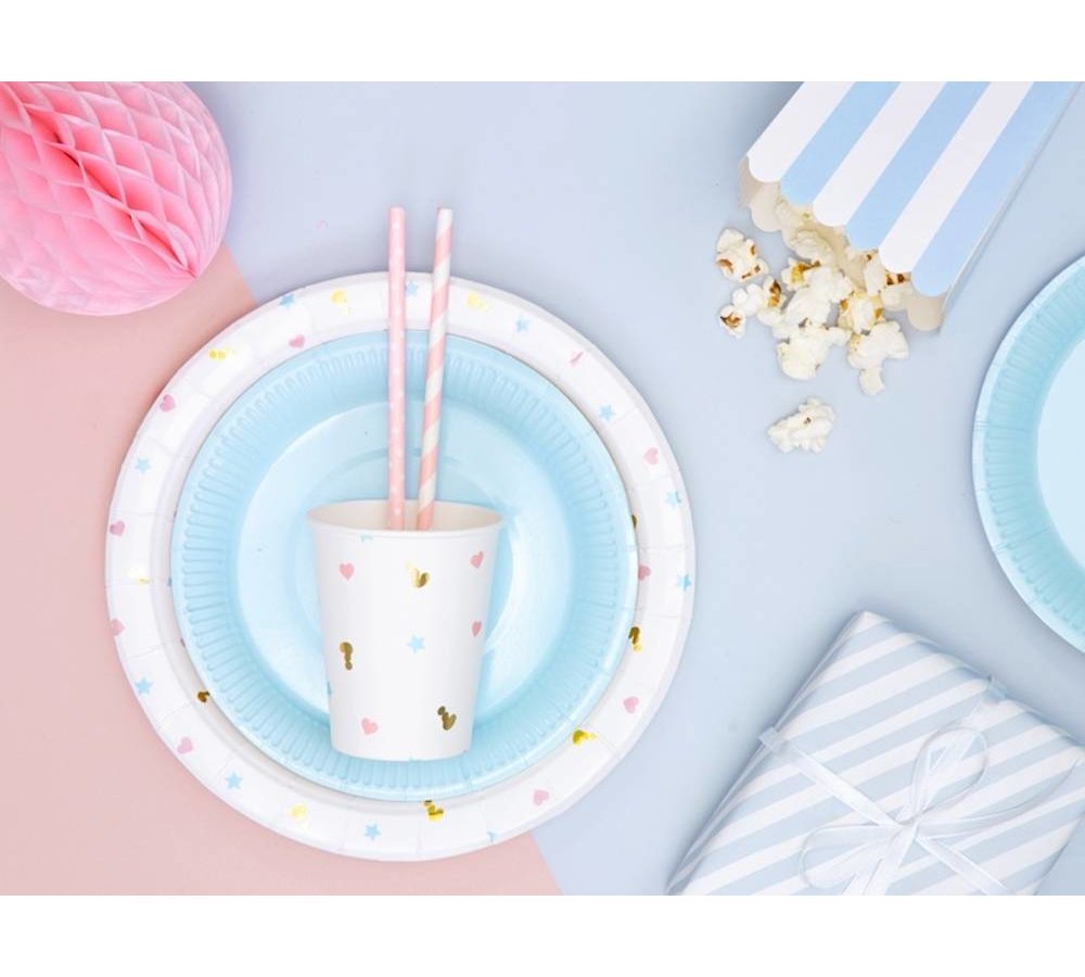Baby Gender Reveal Bekers - 6 stuks - Boy or Girl feestartikelen
