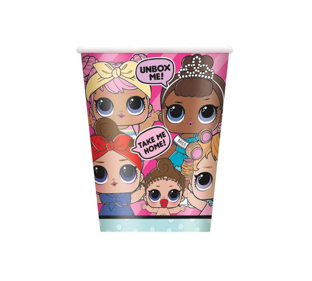 L.O.L. Surprise Bekers - 8 stuks - LOL Surprise Party