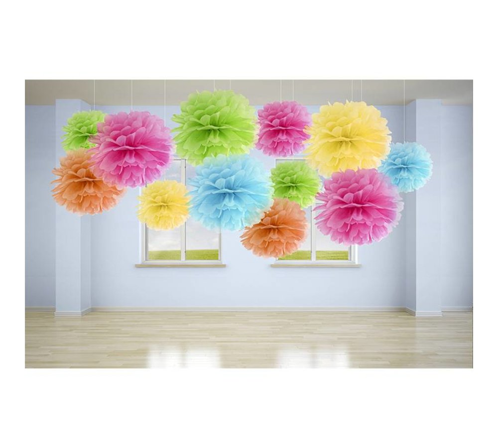 Pom Pom Zwart (2 maten)