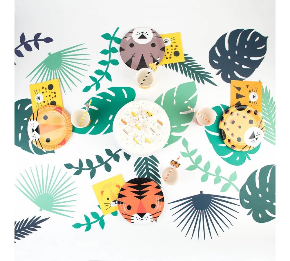 Wilde Katten Kaarsjes - 8 stuks - Mini Felines