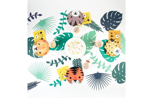 Wilde Katten Servetjes - 20 stuks - 25 cm - Mini Felines