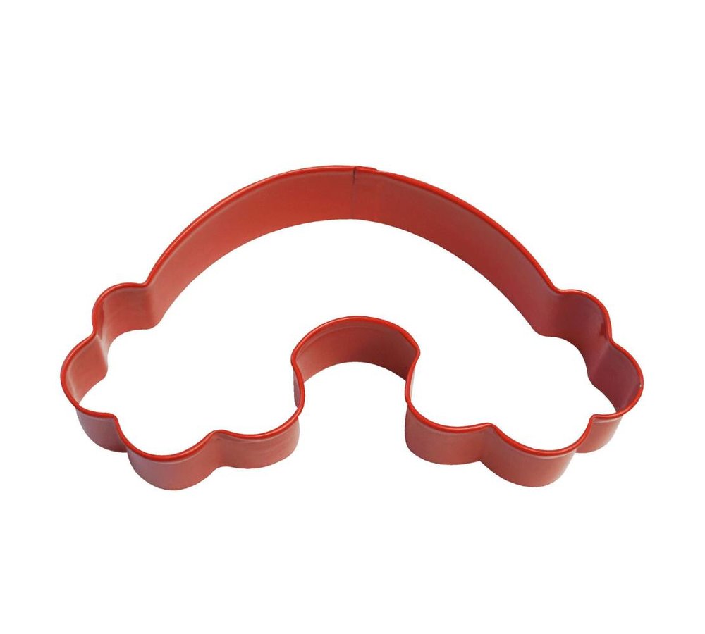 Cookie Cutter (Uitsteker) Regenboog met wolkjes - per stuk - uitsteekvormen
