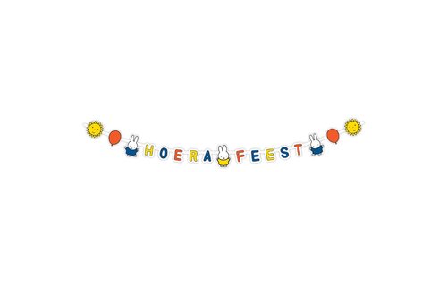 Nijntje Slinger 'Hoera Feest' - per stuk - Nijntje Feestartikelen