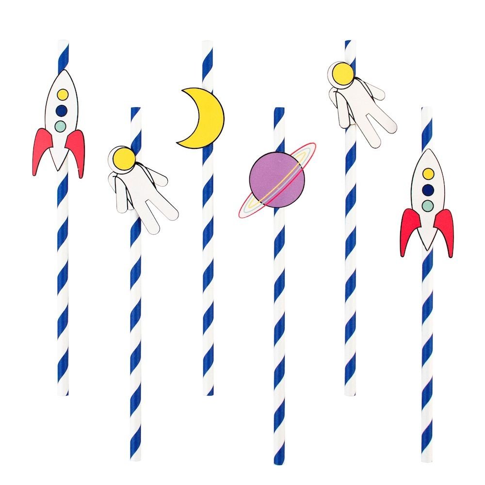 Cosmic Rietjes - 12 stuks - Voor een space feestje