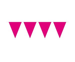 maandelijks Puur Horizontaal Vlaggenlijn roze | Roze slinger en versiering - Hieppp