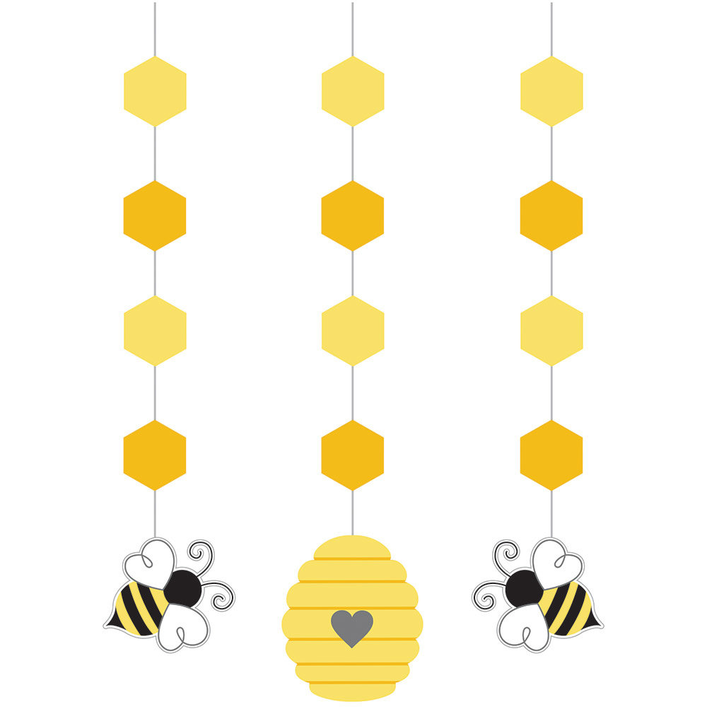 Bumblebee Hangdecoraties - 3 stuks - Bee Party