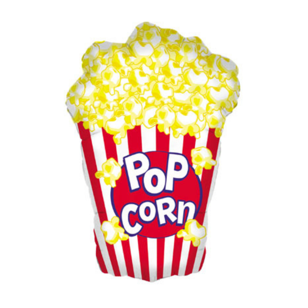 Popcorn Folieballon (Supershape) - per stuk