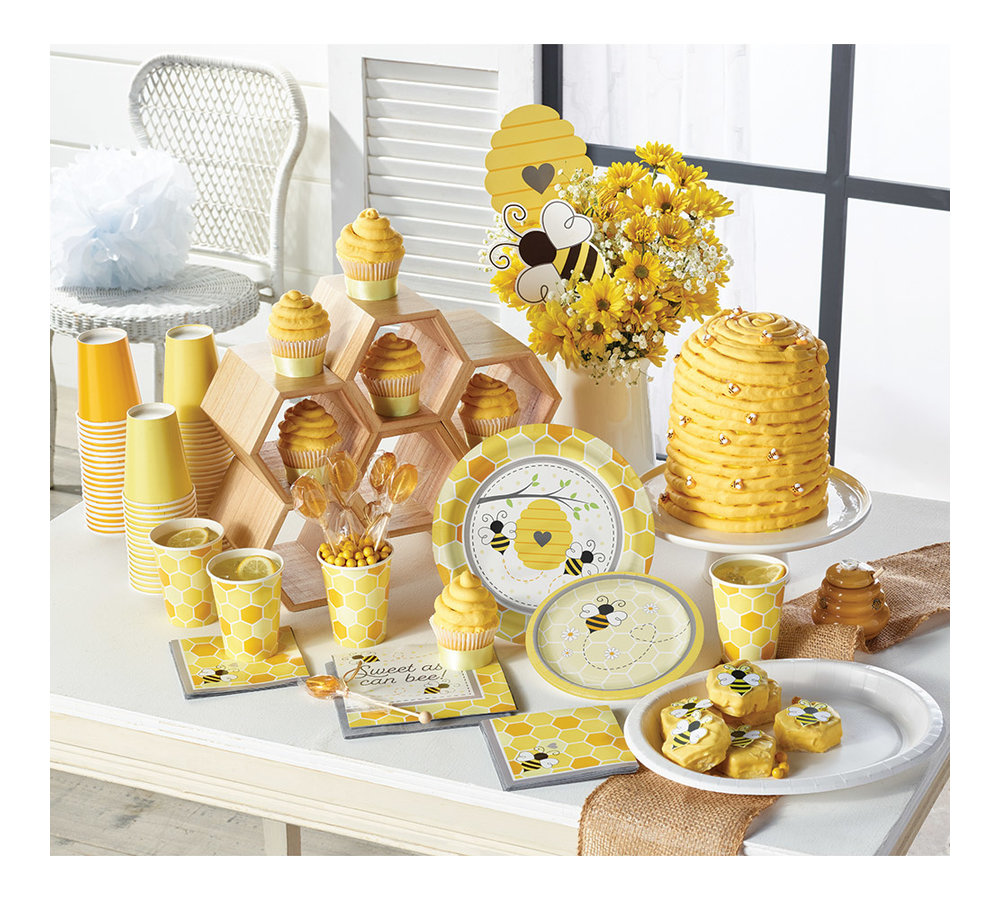 Bumblebee Borden - 8 stuks - Bee Party