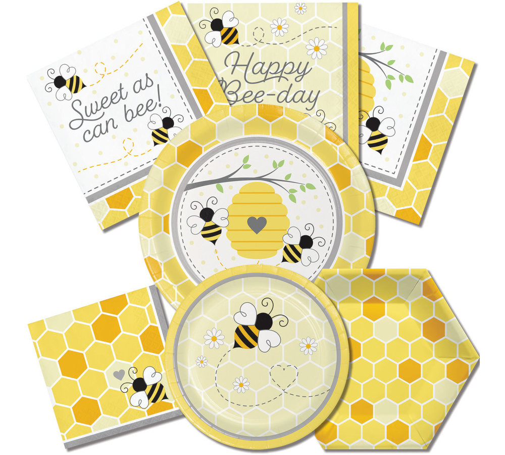 Bumblebee Borden - 8 stuks - Bee Party
