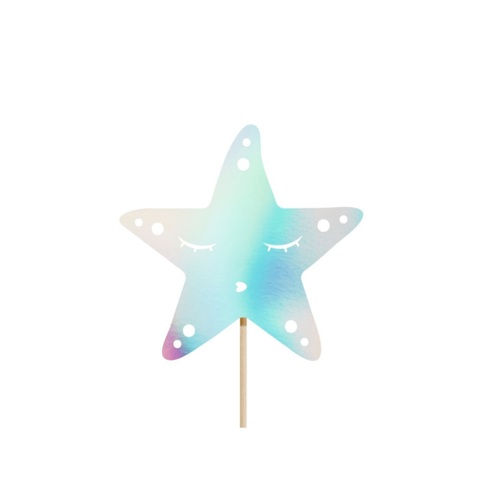 Mermaid Party Taart Toppers - set van 3 - Mermaid Feestartikelen