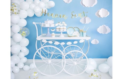 Wolkjes Hangdecoraties - set van 3 - Wolkjes Feestartikelen