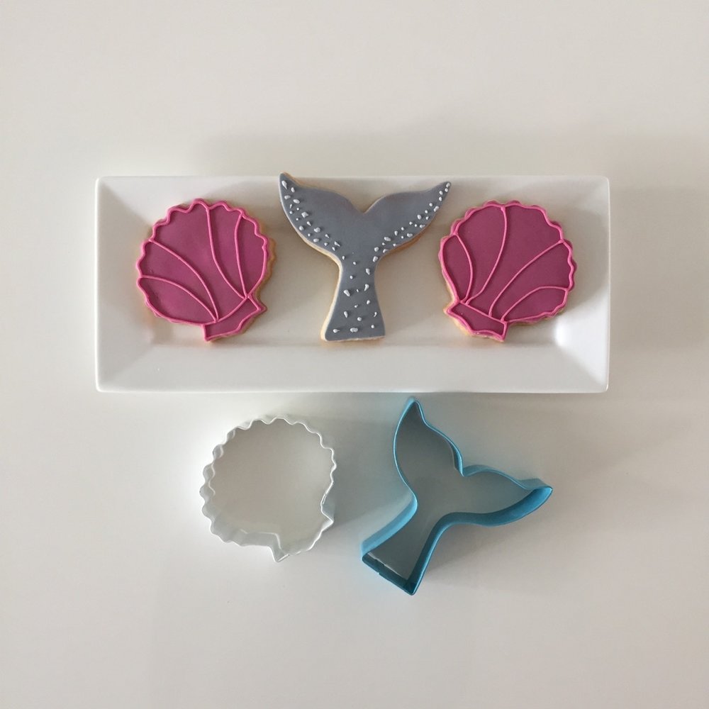 Cookie Cutter (Uitsteker) Schelp - per stuk - uitsteekvormen