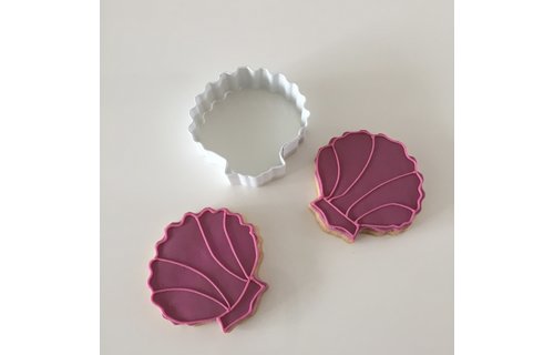 Cookie Cutter (Uitsteker) Schelp - per stuk - uitsteekvormen