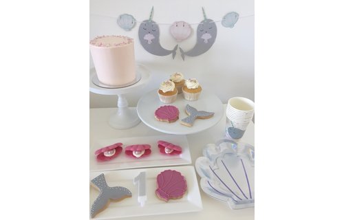 1 Jaar Kaarsje Zilver & Glitter - per stuk - 7 cm