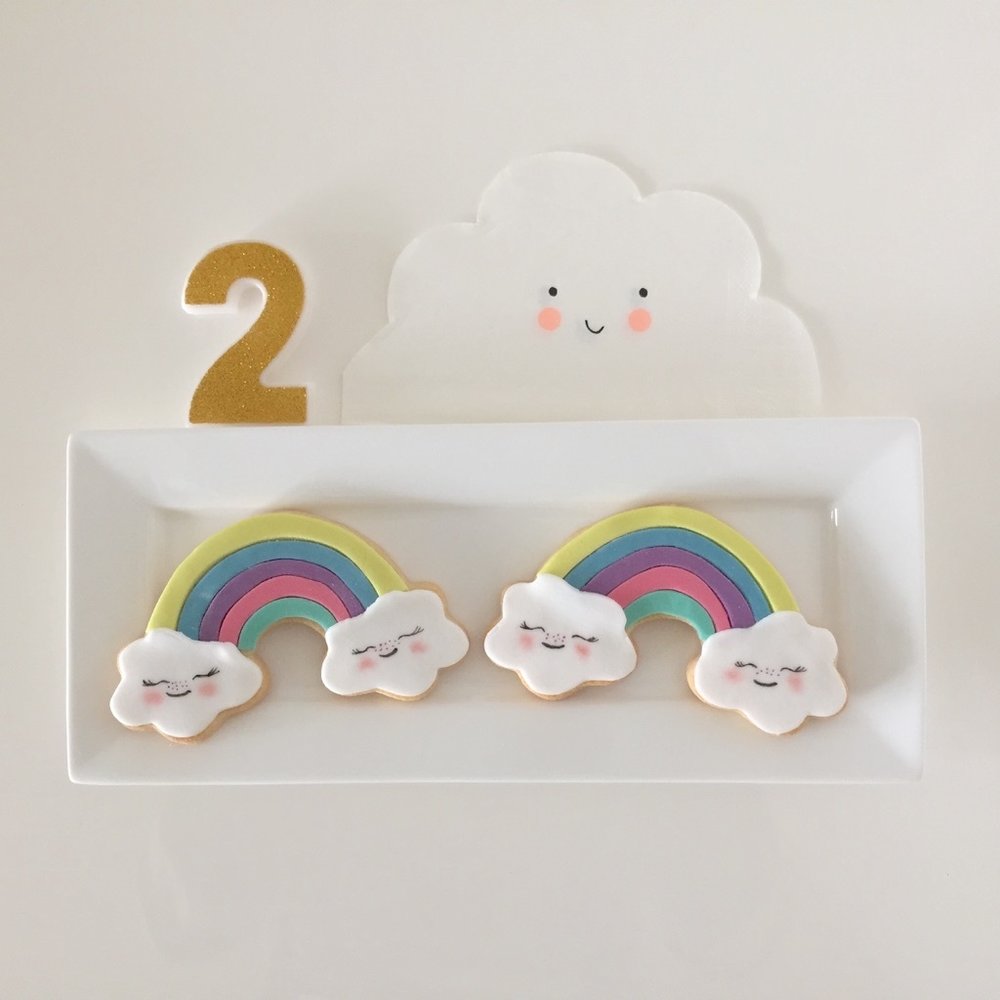 2 Jaar Kaarsje Goud & Glitter - per stuk - 7 cm