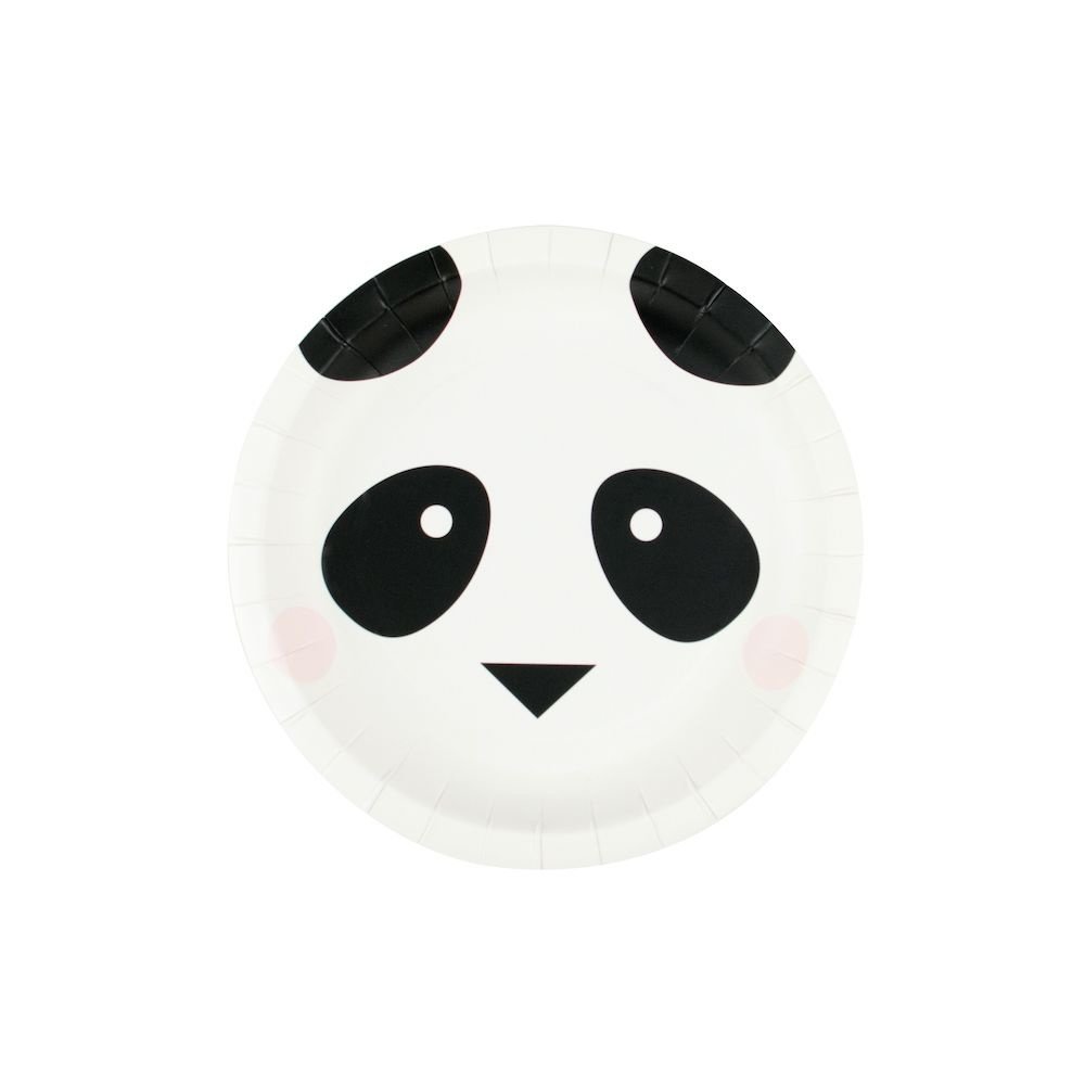 Mini Panda Bordjes - 8 stuks - Feestartikelen voor een panda feestje