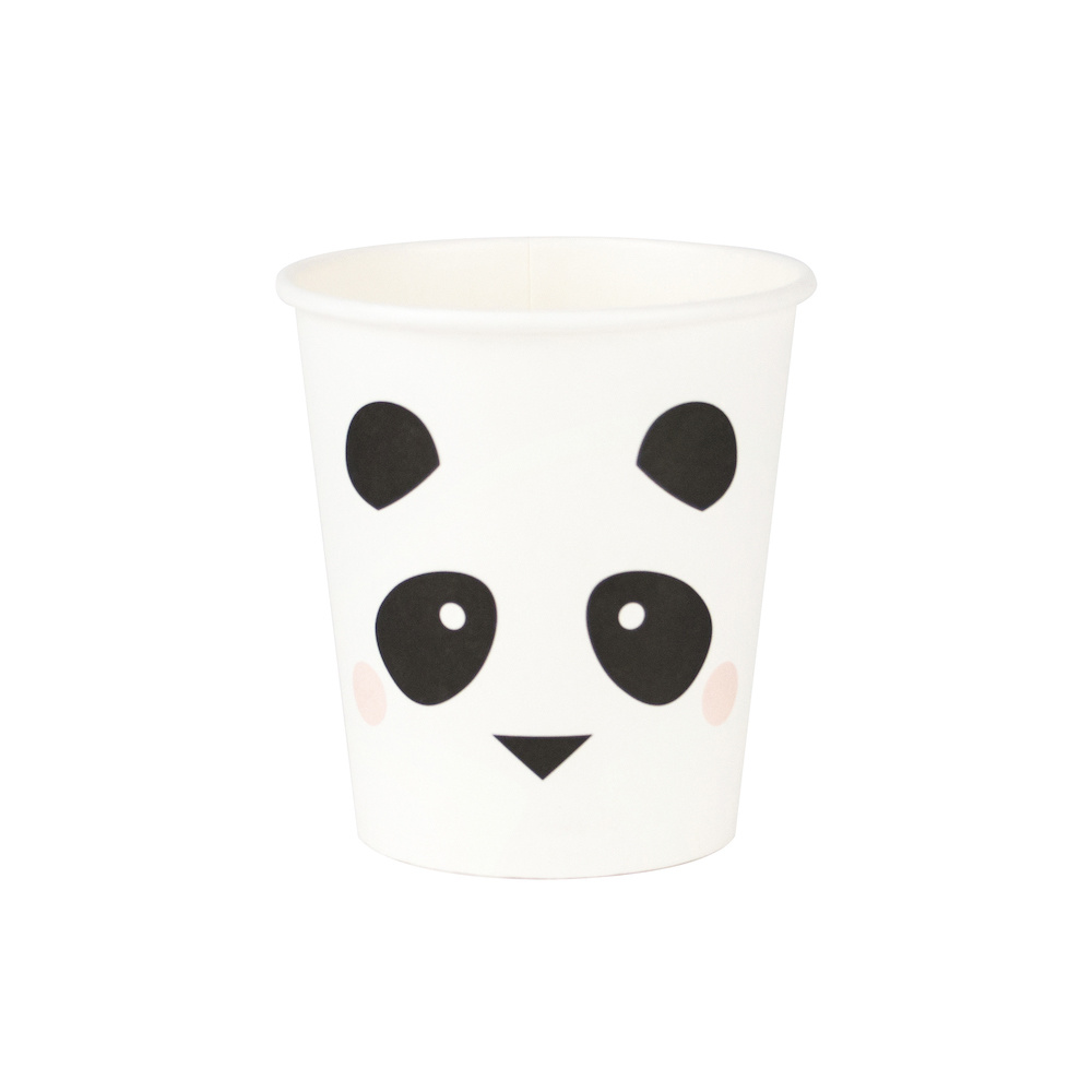 Pool prioriteit Peer Mini Panda bekers (8 stuks) | Feestartikelen voor een panda feestje - Hieppp
