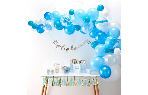 Mauve combinatie materiaal Ballonnenboog pakket blauw | Set om zelf een ballonboog te maken - Hieppp