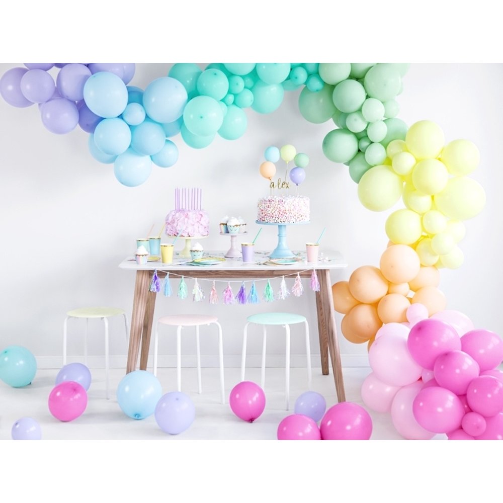 Ballonnen Pastel Peach (Klein) - 100 stuks - 12 cm - Pastel ballonnen
