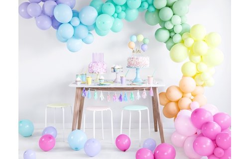 Ballonnen Pastel Peach (Klein) - 100 stuks - 12 cm - Pastel ballonnen