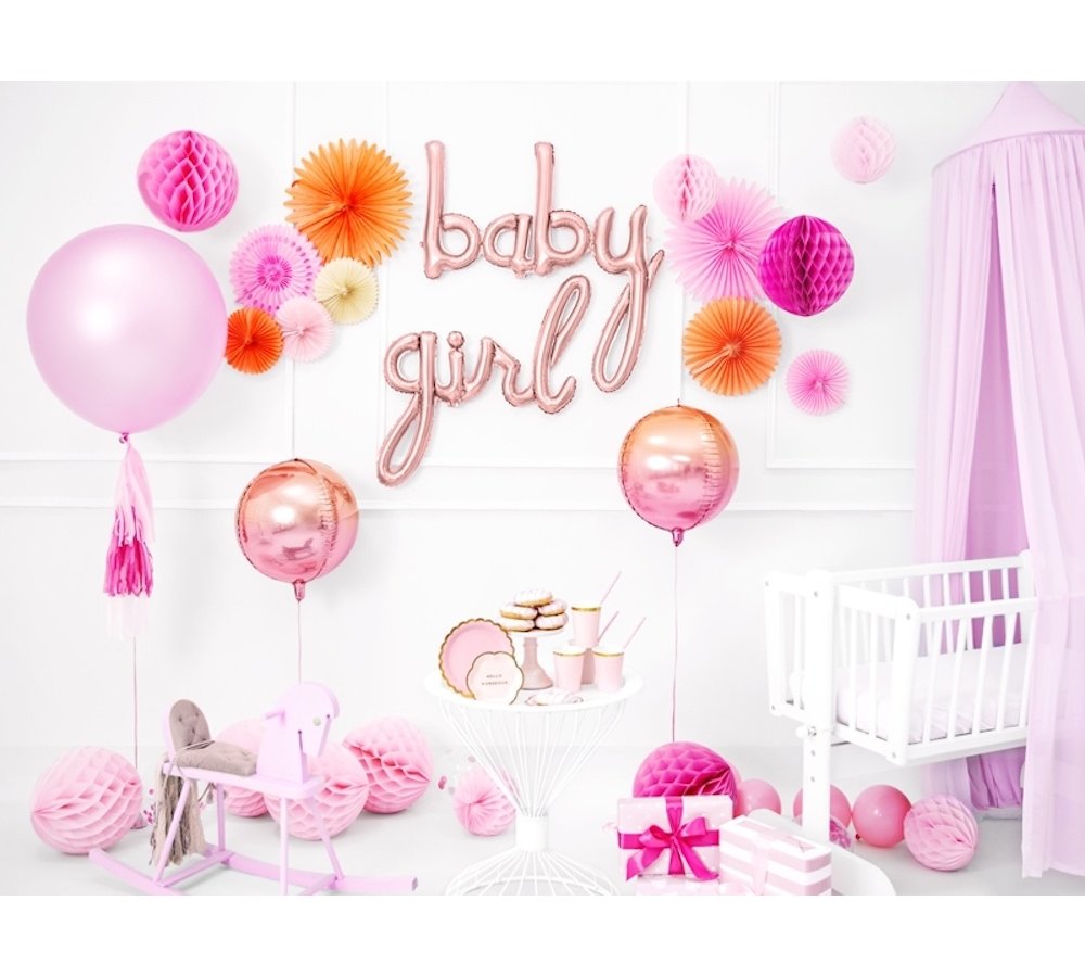 Orbz Folieballon Ombre Roze en Oranje - per stuk - Orbz ballonnen