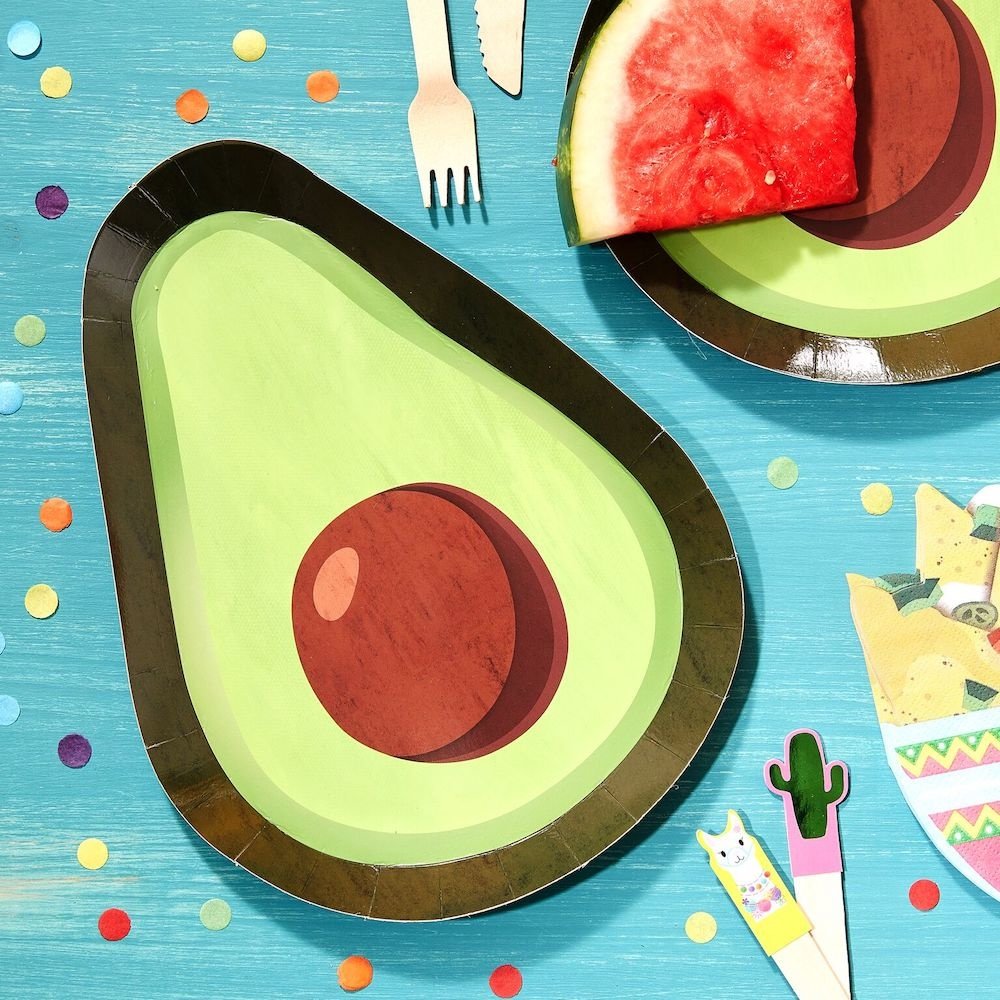 Avocado Borden - 8 stuks - Viva la Fiesta