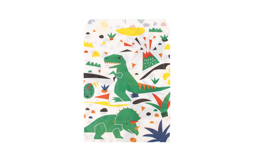 Dinosaurus Zakjes - 10 stuks - Uitdeelzakjes voor een dino feestje